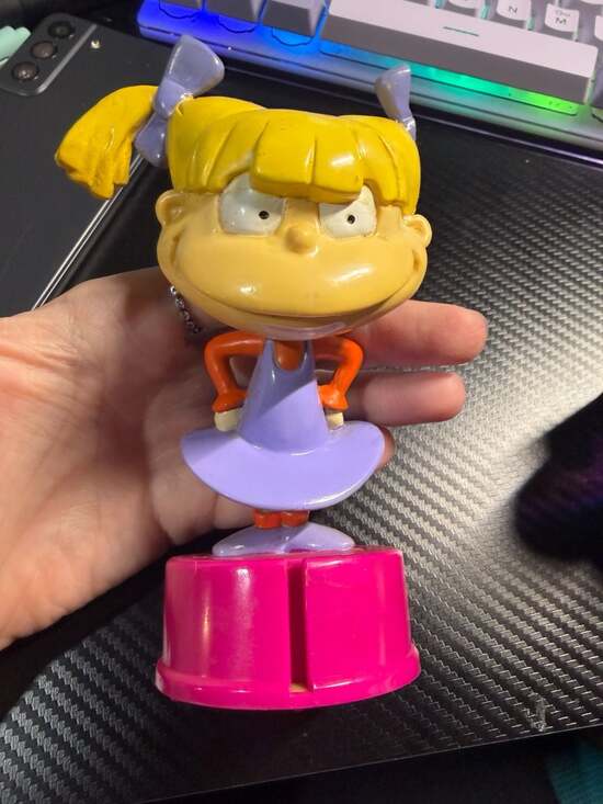 Funomenon Other - Vintage Rugrats Angelica Pickles Talking Figure Funomenon 1990s Toy
